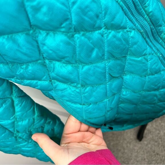 Sz M The North Face Teal Thermoball Full Zip Jacket $230 MSRP - Picture 6 of 16